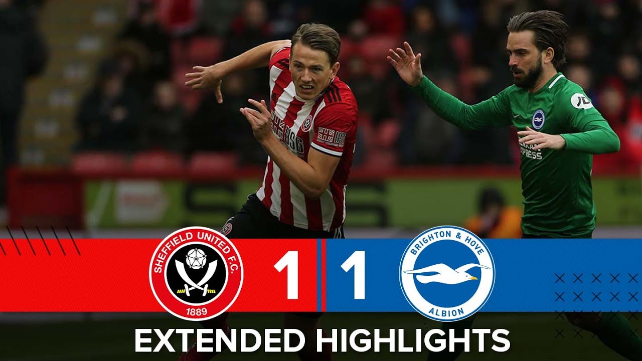 Sheffield United 1-1 Brighton & Hove Albion | Extended Premier League ...