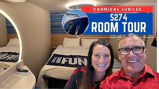 Carnival Jubilee Cabin 5274 ⚠️ What You NEED to Know Before Booking! ⚠️