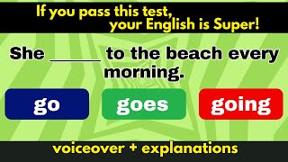 IMPROVE your ENGLISH GRAMMAR 🔥 Take this test 2. Grammar Quiz 20 Questions #englishtest #grammar