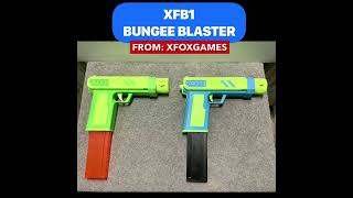 XFB1 Half Dart Bungee Blasters By XFoxGames - Quick FPS Test!  #shorts #nerf #blaster #blasters