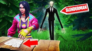 Playing SLENDERMAN In FORTNITE! (Escape The Forest)