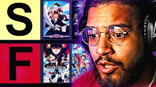 I MADE THE *DEFINITIVE* ANIME TIER LIST