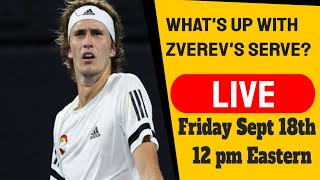 What's Up with Zverev's Chronic Double Faulting with Jeff Salzenstein