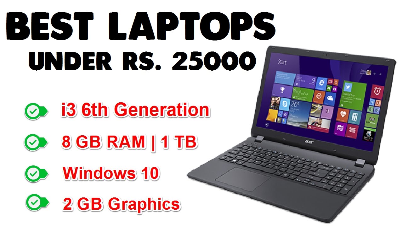 Top Best Laptops Under Rs 25000 [June 2017] : Check Description - YouTube