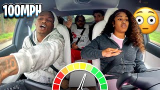 Going 100MPH In The Tesla Model X After A Heated Argument W/ The Gang!