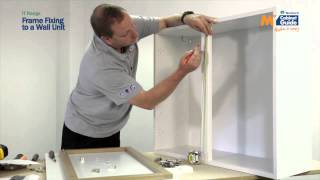 Assembling a Frame Fitting to an IT Range 800/1000 Wall Unit