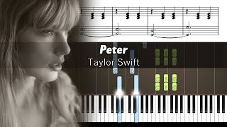 Taylor Swift - Peter - Accurate Piano Tutorial with Sheet Music