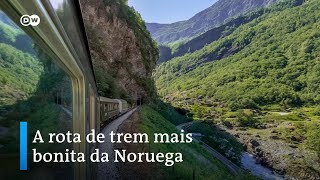 Montanhas e fiordes: a Ferrovia Flåm na Noruega