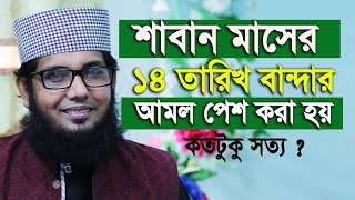 শাবান মাসের ১৪ তারিখ বান্দার আমলনামা আল্লাহর কাছে পেশ করা হয় এটি নিয়ে যা বললেন । Molla nazim uddin