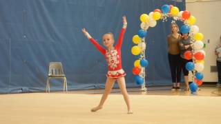 Planet Rhythmics, Sophie Gusev free routine 2016 BC Provincial