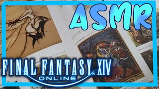 [ ASMR ] FFXIV — A Realm Reborn Art Book! Flip Through With Me!