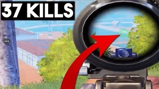 LONGEST KILL EVER WITH 2X + BEST NO-SCOPE EVER! | 37 KILLS | PUBG Mobile
