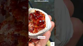 Discover the best rare Moroccan gem. #vanadinite  #gemstonejewelry  #tourmaline   #gemstone