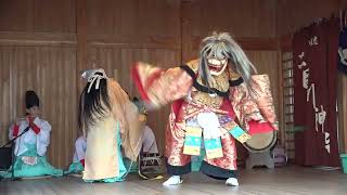 奉納神楽 五穀舞 二目川神楽（於）剱八幡宮 秋大祭