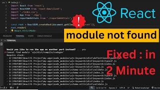 Cannot find module 'ajv/dist/compile/codegen' Error | Module not found error in reactjs | npm error