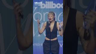 Luísa Sonza Is Blown Away While Accepting Global Force Award | Billboard Women In Music 2024 #Shorts