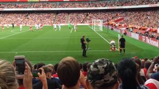 Kanu goal live for Arsenal Legends vs Milan Glorie