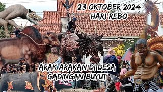 FULL ARAK ARAKAN DESA GADINGAN HARI REBO 2024