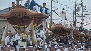 令和元年10月5日堺市福泉連合だんじり祭　曳き出し