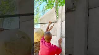 The installation and construction process of cement board barriers