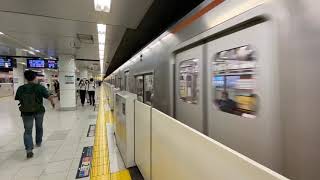 東京メトロ副都心線7000系新宿三丁目駅発車