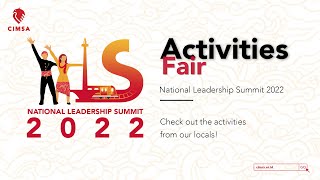 [ACTIVITIES FAIR] National Leadership Summit 2022
