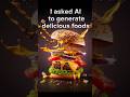 Asking AI to Create Delicious Food Midjourney #shorts #ai #midjourney #midjourneyartwork