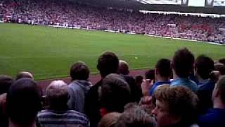 southampton fc - walsall pitch invasion last game of the season 7/5/11