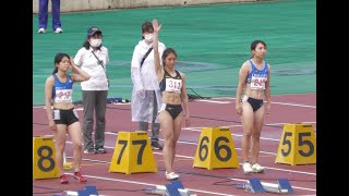 2022東日本実業団陸上　女子100M　決勝