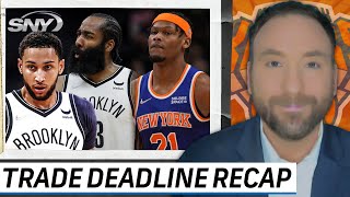 Deciphering Knicks' inactivity at the deadline, timeline of Hard-Simmons trade | SportsNite | SNY