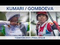 Deepika Kumari v Svetlana Gomboeva – recurve women quarterfinal | Yankton 2021 World Cup Final