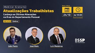 Webinar Gratuito - Atualizações Trabalhistas