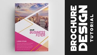 How to design brochure in photoshop cs6 Professional Corporate Brochure