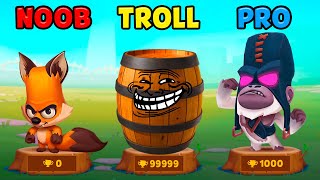 NOOB vs PRO vs TROLL - Zooba