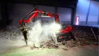 GLES Oy - Husqvarna DXR 140 purkurobotti. Demolition robot.