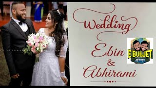 E Bull Jet | Ebin  and  Abhirami | Marriage photos