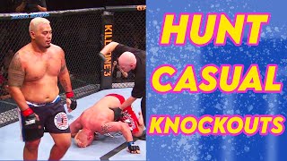 3 Minutes of Mark Hunt Casually Sending Fighters to the Shadow Realm Then Proceeding with his Day