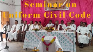 Seminar on Uniform Civil Code at Sambalpur Diocesan