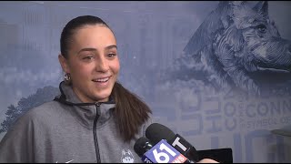 UConn's Nika Mühl reacts to win over Vermont | Full Interview