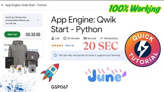 App Engine: Qwik Start - Python #GSP067 | Quick Guide #qwiklabs #arcade