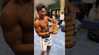 Bodybuilder Finally has a Cheat Meal after his Competition 🍩