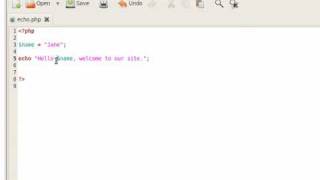 PHP Tutorial - Using the 'echo' Statement  for Beginners