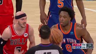 Wild Overtime Finish New York Knicks vs Chicago Bulls Highlights