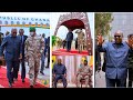 How President Mahama arrives in Mali and was received by military guards