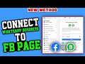 How To Connect WhatsApp Business to Facebook Page (PC/Laptop)