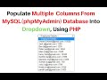 php fill dropdown from mysql (phpmyadmin) database multiple columns