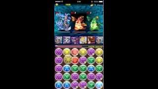 【パズドラ】伝説の航路 高速周回 究極闇メタPT