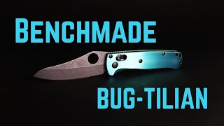 Custom Benchmade Mini BUG-TILIAN Pocket Knife!!! #make