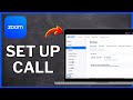 How to Set Up A Zoom CALL | Zoom Tutorial
