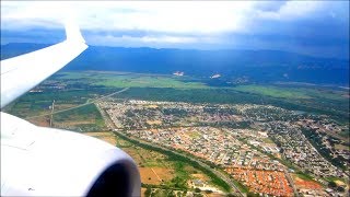 SCENIC Approach and Landing in Kingston Jamaica: American Airlines Boeing 737-800